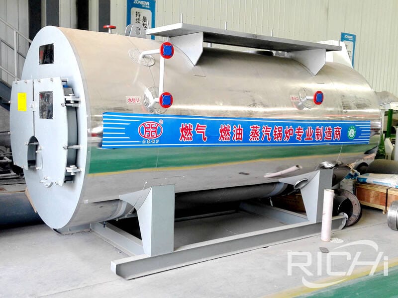 Caldera de gas y aceite