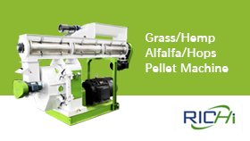 Máquina de pellets de alfalfa/cá~namo/hierba/lúpulo