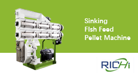Máquina de pellets de alimentación de pescado que se hunde