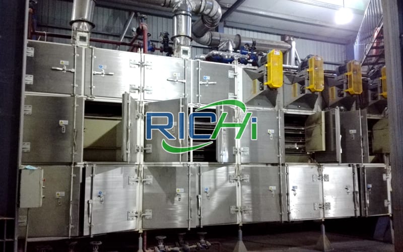 La línea de alimentación flotante para peces de 300-400 kg/h en Costa de Marfil