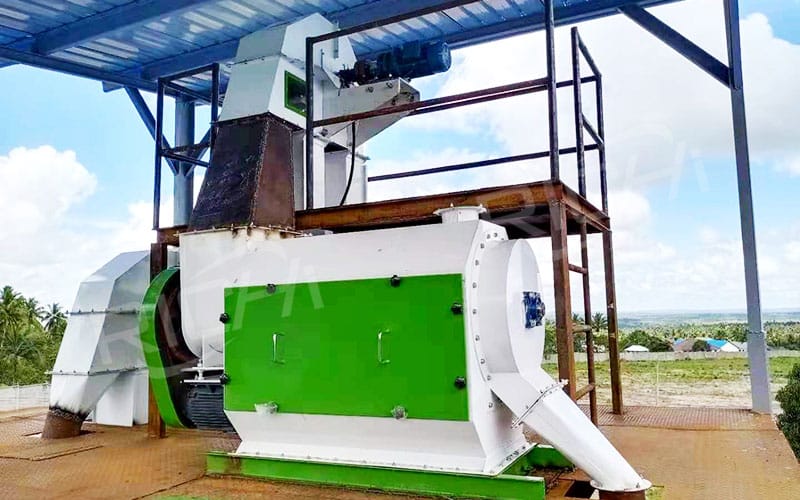 La línea de alimentación automática de puré de animales de 4-5T/H y la línea de alimentación de gránulos de 3-4T/H en Tanzania