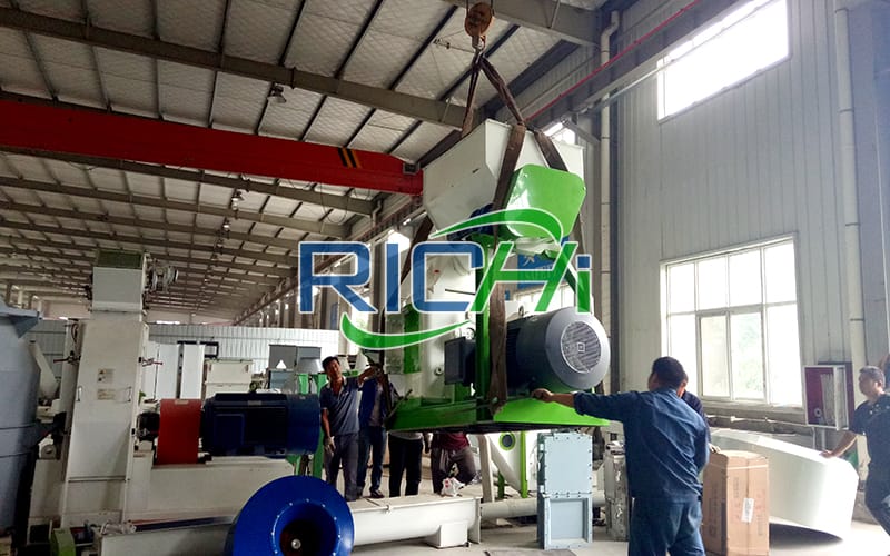 línea de producción de pellets de biomasa