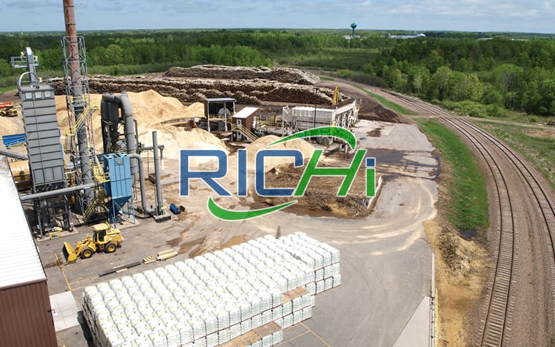 Australia 2-2.5 toneladas por hora proyecto de línea de máquina de producción de pellets de madera de biomasa de nuevo tipo