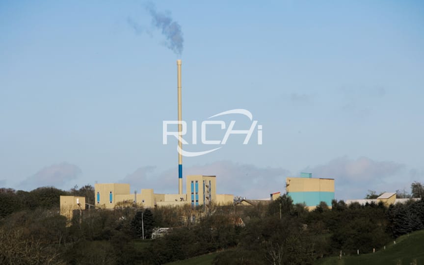 Planta completa de fabricación de pellets de madera de bajo costo de 10tph a la venta México