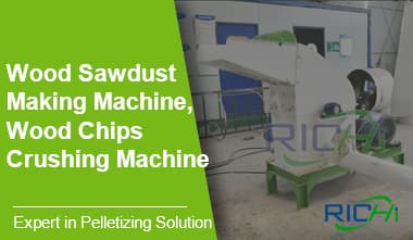 Máquina para fabricar aserrín de madera, máquina trituradora de astillas de madera
