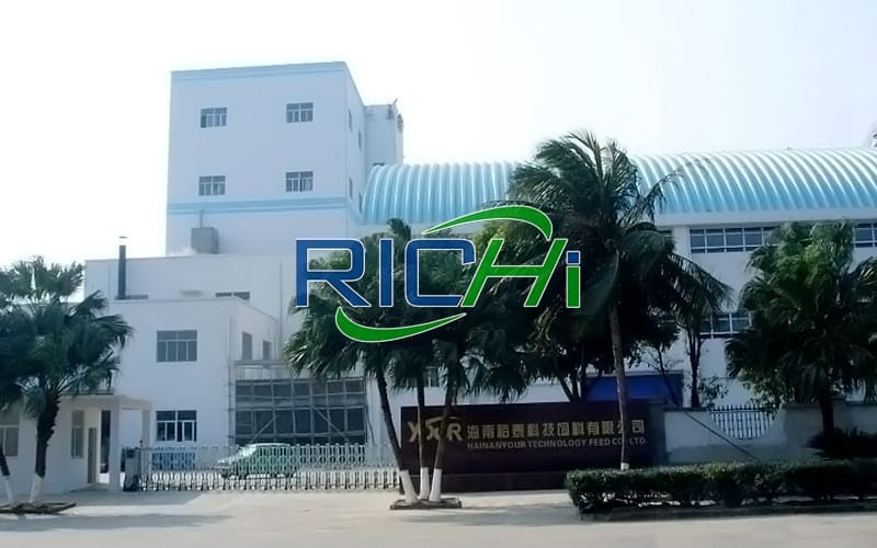 China comercial 4 toneladas por hora planta de producción de piensos de pellets para animales de cerdos de ganado en piensos para animales de 3mm