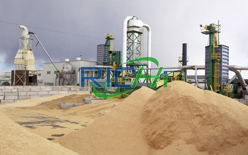 Proyecto de planta de producción de pellets de madera de biomasa de 6 toneladas por hora de nuevo dise~no en China para pellets de combustible