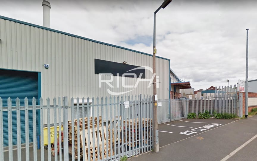 Línea de producción de pellets de madera para planta de calefacción de pellets de madera a la venta en los Países Bajos.