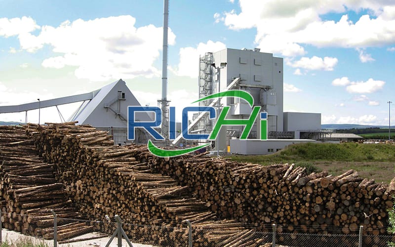 Línea de pellets de madera para central eléctrica alimentada con pellets de madera a la venta en Islandia