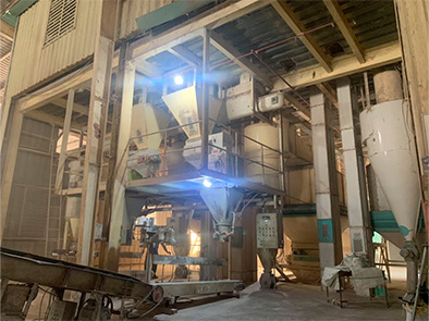 Línea de producción de pellets industriales