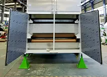 Secador de banda en el interior