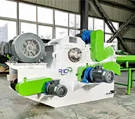 Trituradora de madera de tambor miniatura