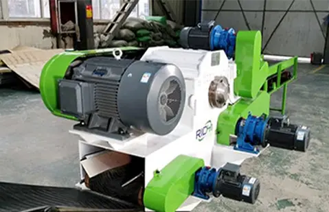 Trituradora de madera con motor Siemens