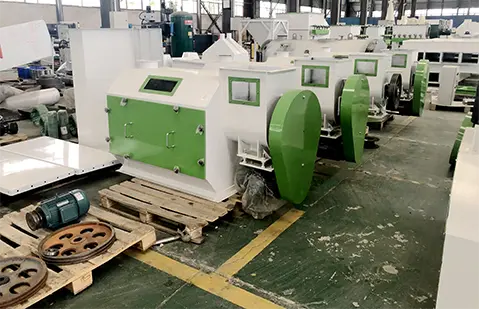 Tamiz de limpieza de pellets en taller