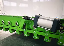 Puerta neumática del enfriador de pellets