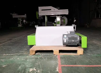 desmenuzadora de pellets en richi taller