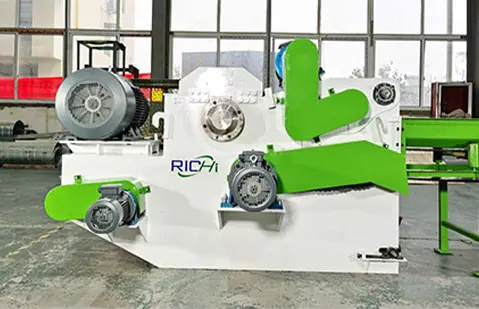 Estructura de trituradora de palets de madera