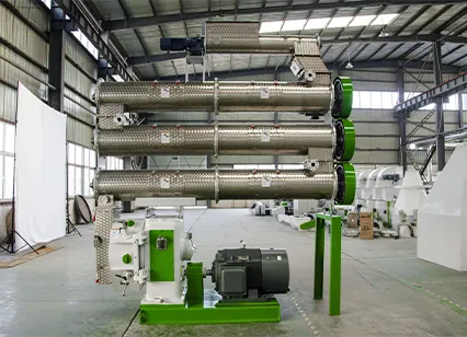 Máquina para fabricar pellets de alimento para pollos