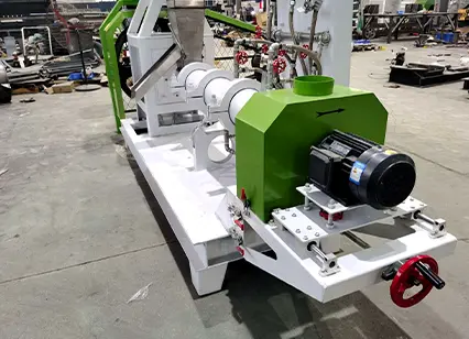 Extrusora flotante de alimento para peces