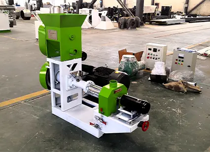 Extrusora flotante de alimento para peces