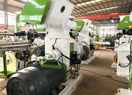 máquina para fabricar pellets de cáscara