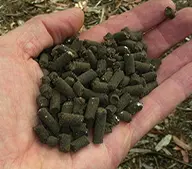Fertilizantes orgánicos en gránulos y polvos