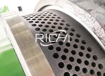 Máquina de pellets de aserrín con matriz anular