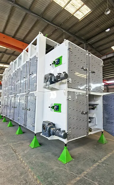 Secador de pellets de alimento acuícola