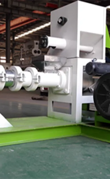 Extrusora de alimento para peces de tipo seco