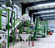 Planta de pellets de hierba