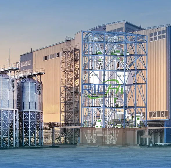 Planta de producción de alimento para camarones