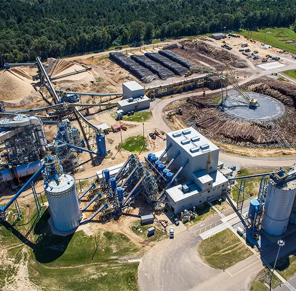 línea de producción de pellets de madera