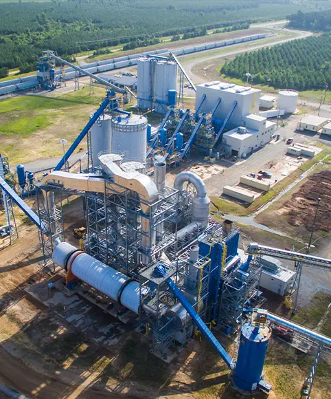 línea de pellets de biomasa