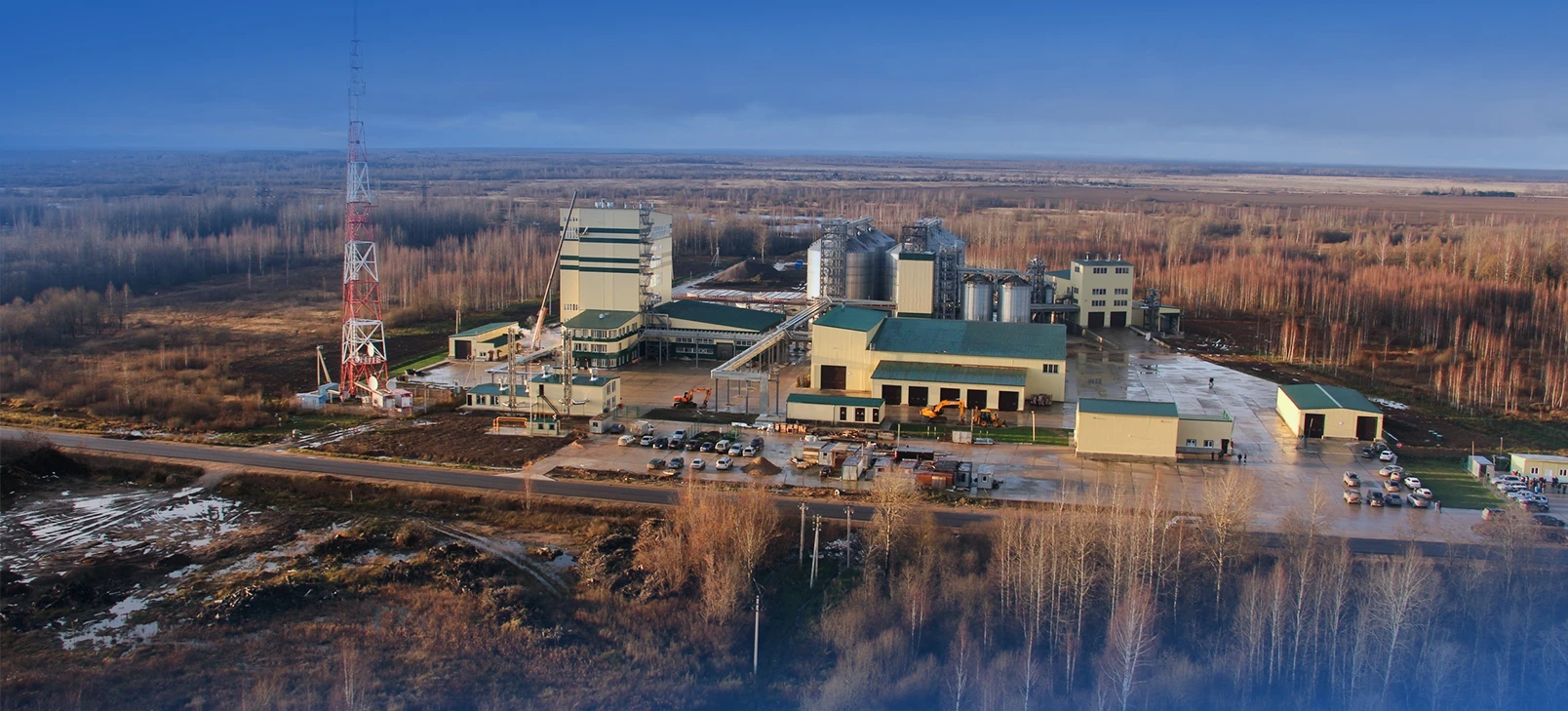 Línea de producción de pellets de biomasa