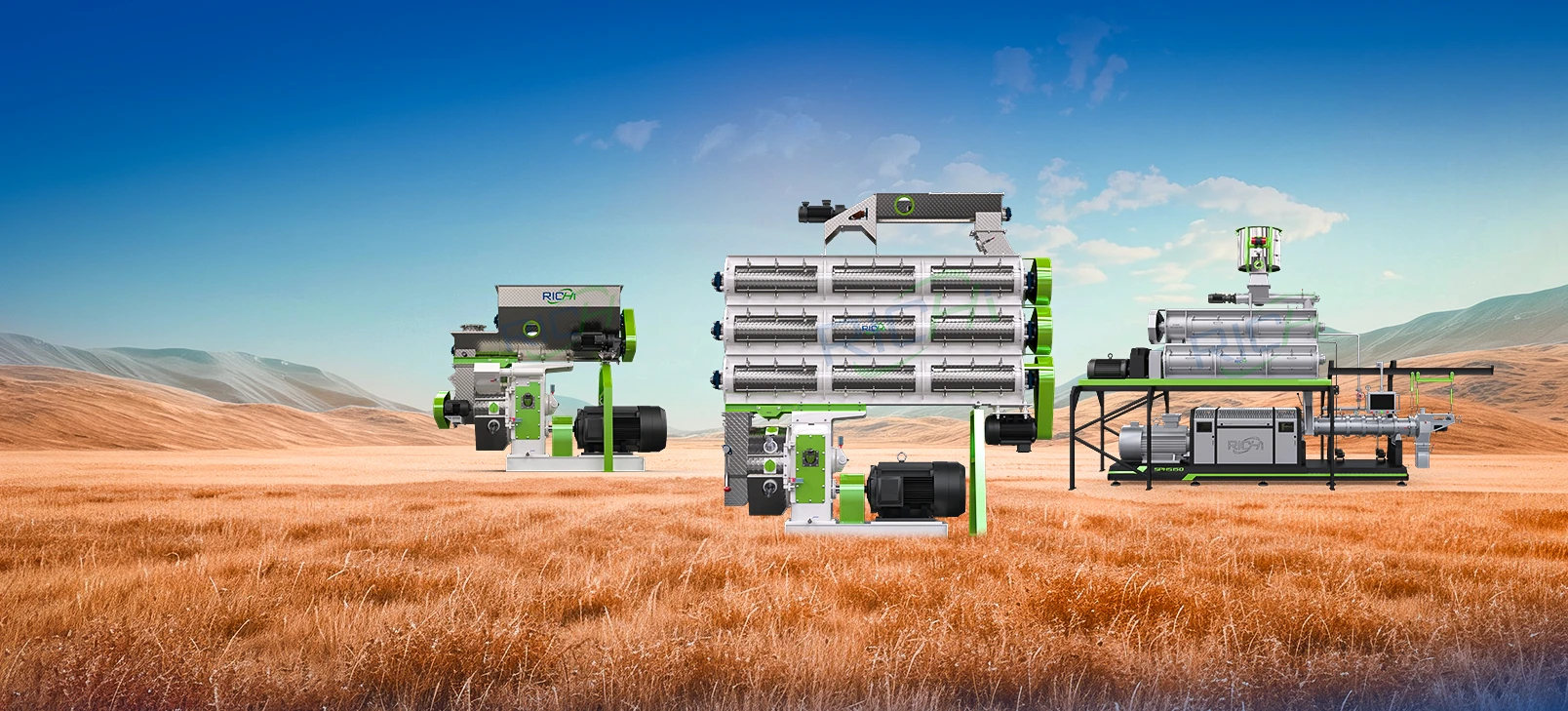 RICHI Equipo de producción de pellets