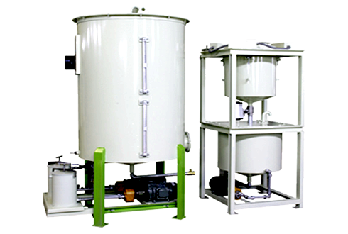 Máquina de adición de líquido intermitente