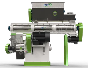 máquina de pellets para césped