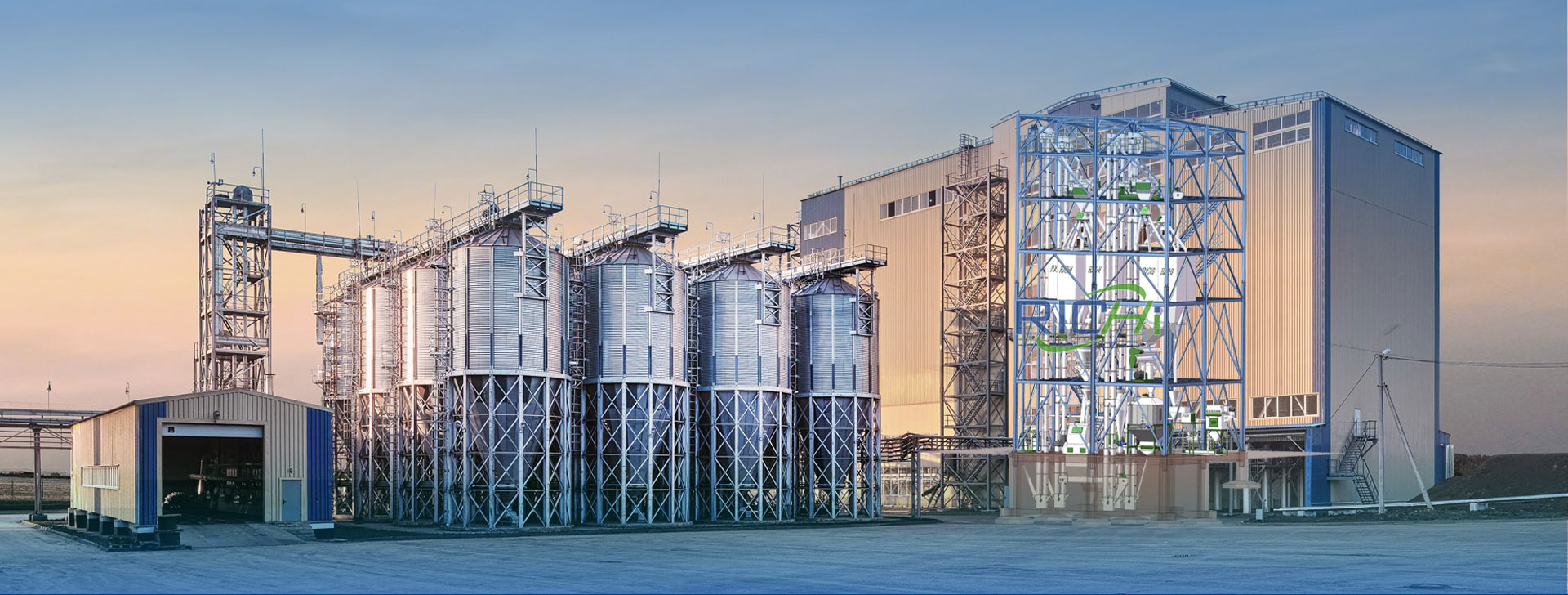 Línea de producción de alimentos acuáticos