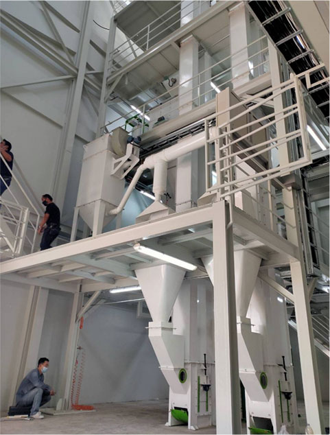 Línea de producción de pienso flotante