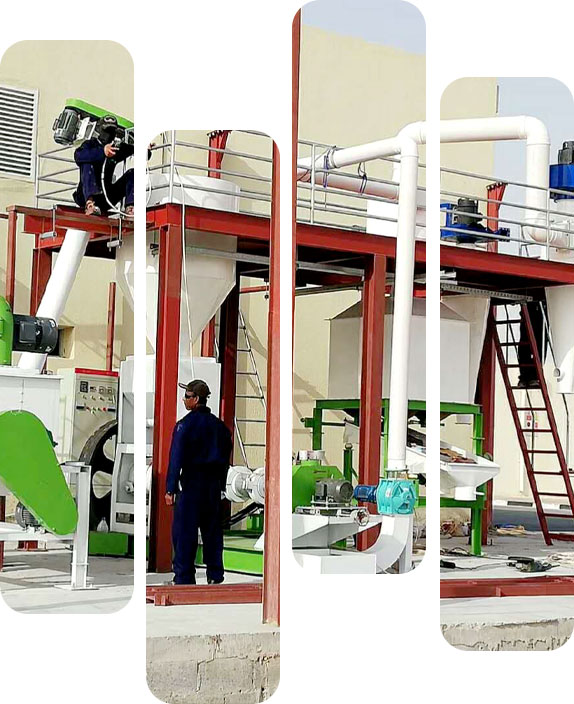 línea de producción de pellets de alimentación