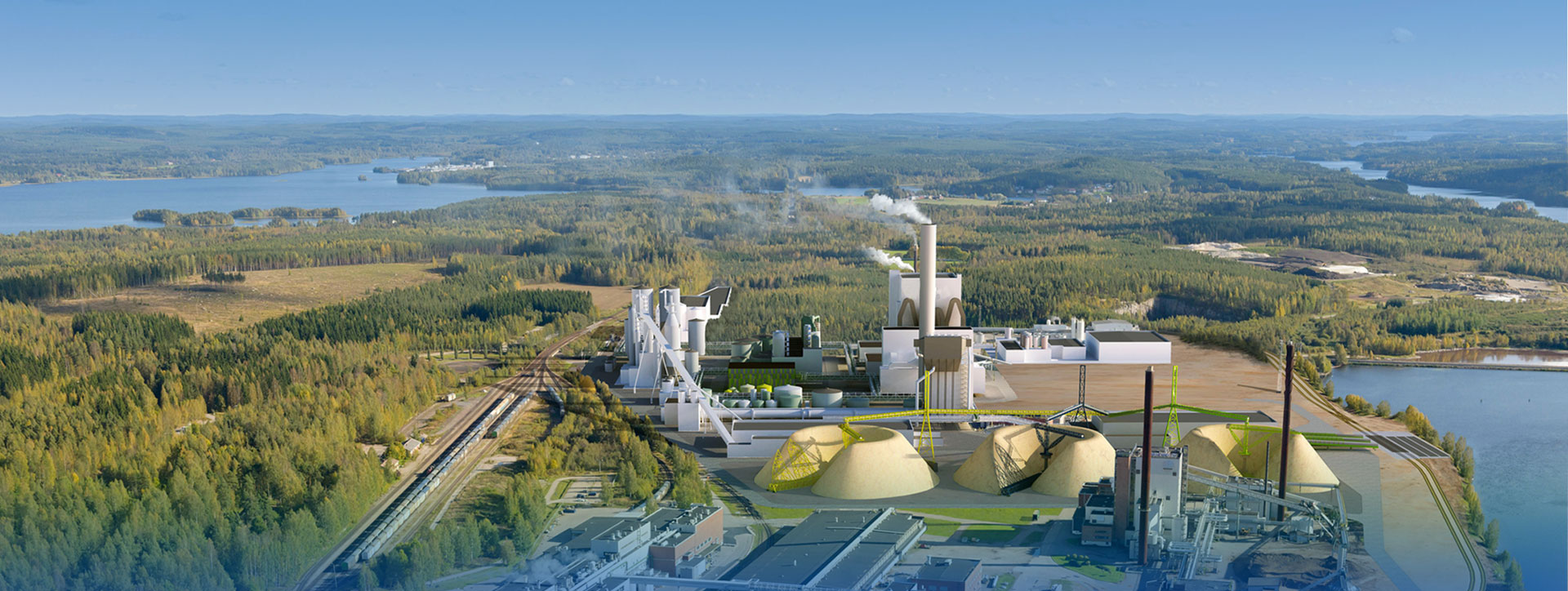 Línea de producción de pellets de biomasa